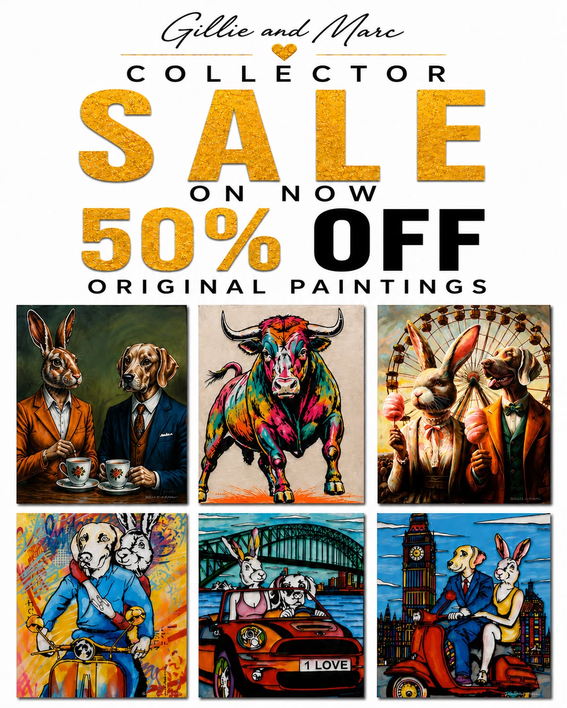 Painting sale ad creative